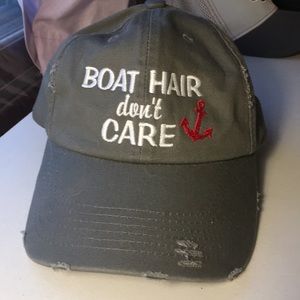 Boat Hair Don’t Care baseball cap
